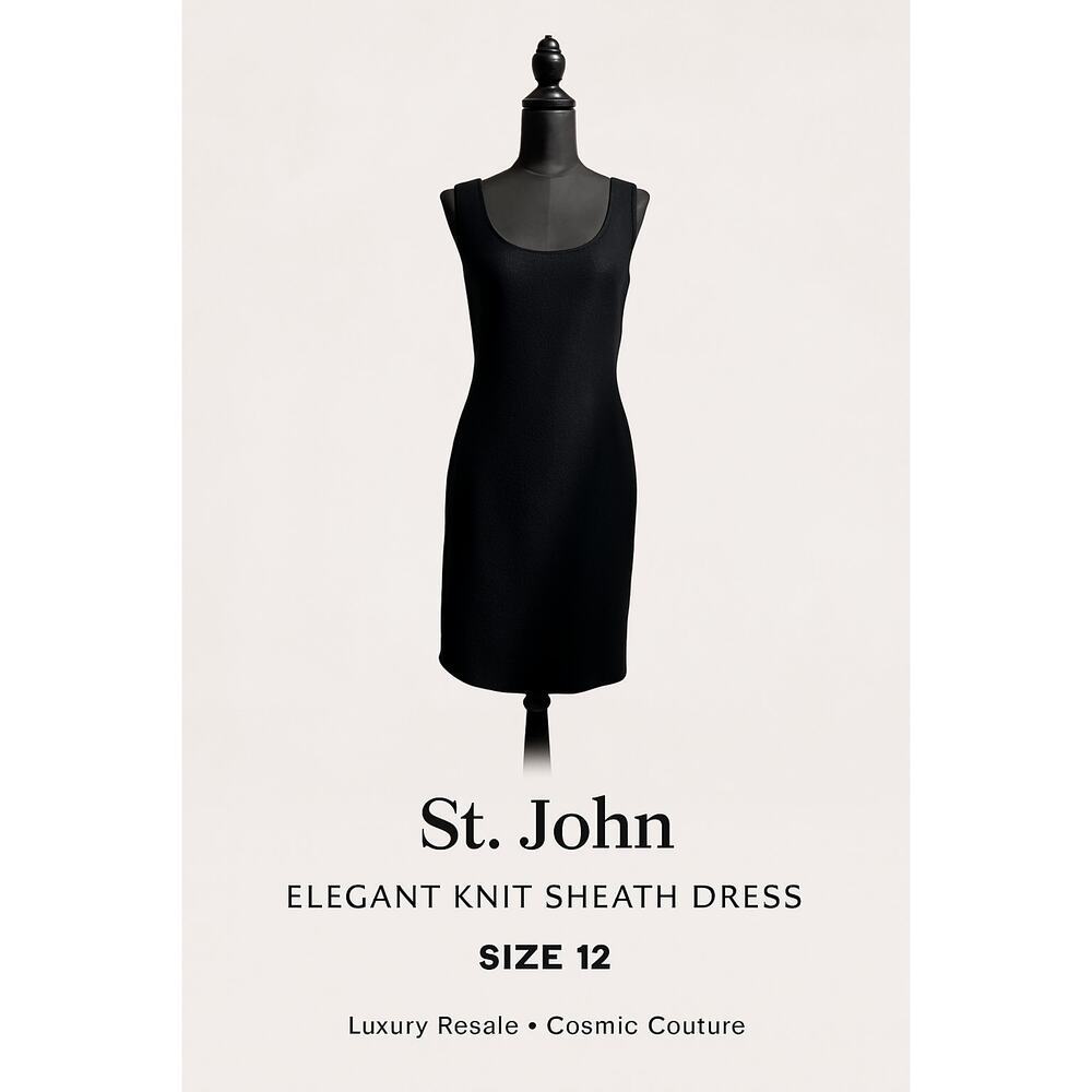 The Iconic Little Black Dress: St. John | Size 12 | Luxury Resale